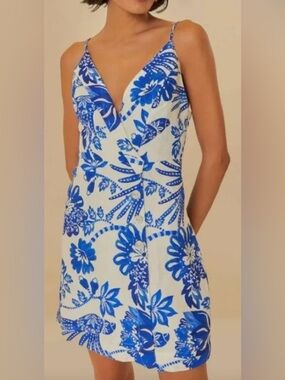 NWT Farm Rio Aegean Mini Dress, Size XL